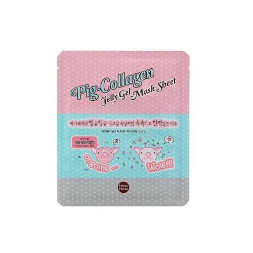 Pig Jelly Collagen-Gel Mask Sheet Anti rensas hydrogel ansiktsmask 25ml