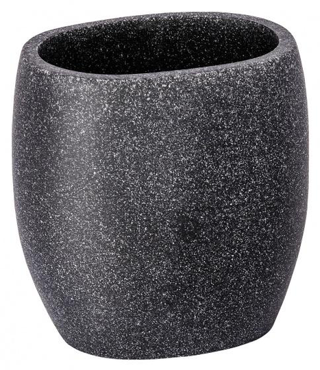 tandborsthållare Puro 9,4 cm polyresin antracit