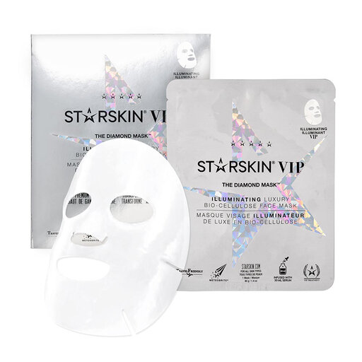 The Diamond Mask™ VIP Illuminating Coconut Bio-Cellulose Face Mask