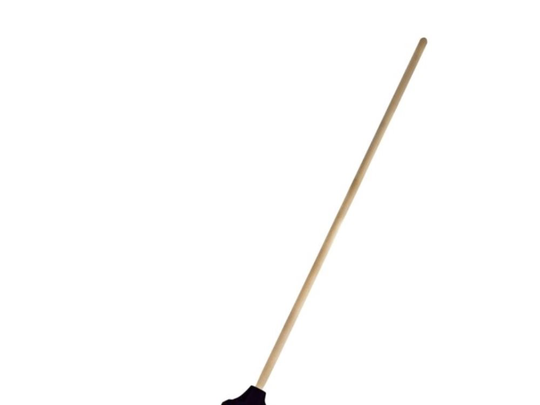 MEGA Household brush with a wooden shaft 120cm orange - 32061