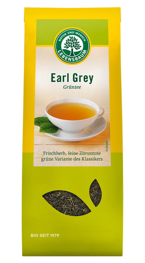LIFE TREE Earl Grey, grönt te, 50g
