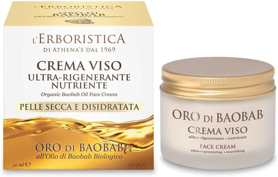 ansiktskräm Gold of Baobab 50 ml vegansk vit