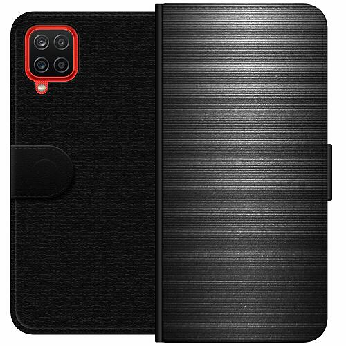 Samsung Galaxy A12 Plånboksfodral Brushed Metal