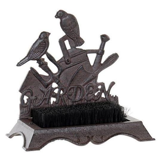 Borste DKD Home Decor Garden Järn