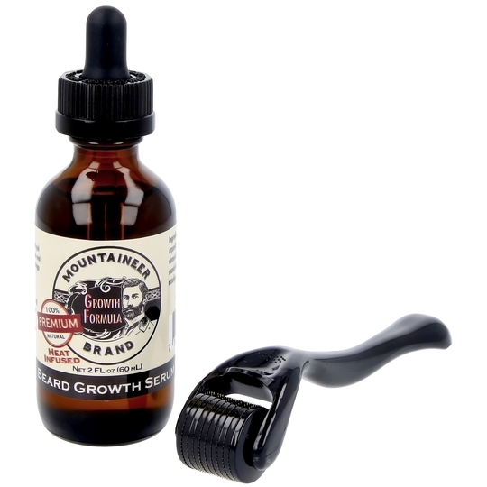 Mountaineer Brand Premium Beard Growth Serum & Titanium Beard Growth R