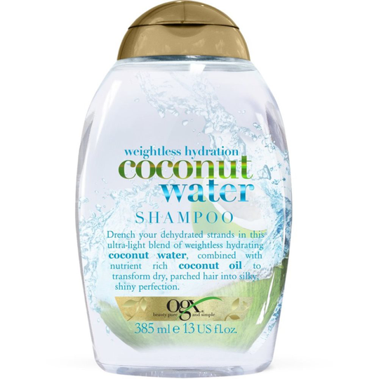 OGX Weightless Hydration Coconut Water Shampoo 385ml