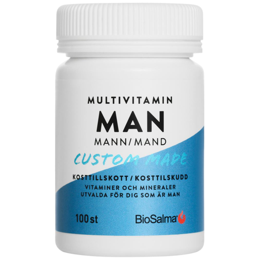 BioSalma Multivitamin Man 100 tabletter