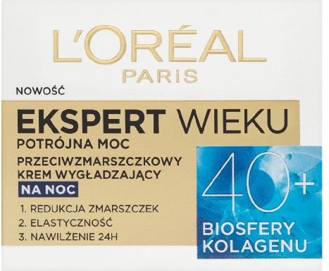 L'Oreal Paris Expert of Age 40+ Smoothing Night Cream 50ml