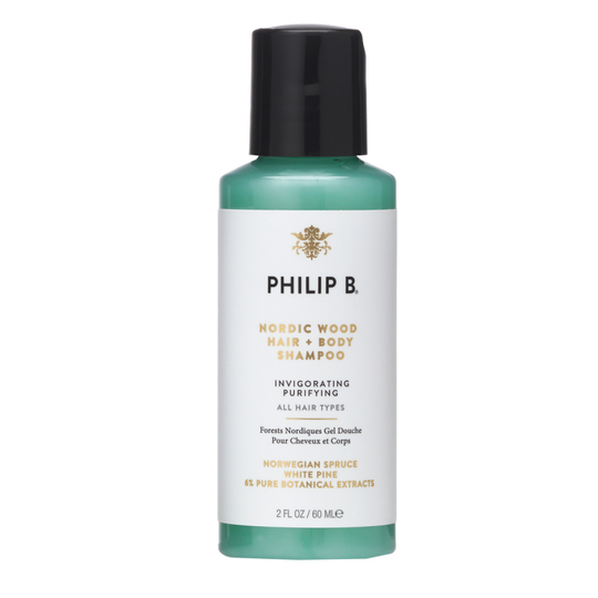 Philip B Nordic Wood Hair + Body Shampoo (60ml)