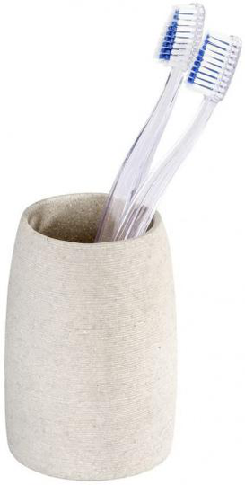 tandborste Goaholder 10,5 cm polyresin beige