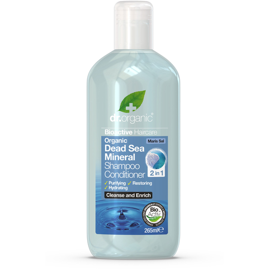 Dr Organic Dead Sea Minerals Shampoo & Conditioner 265 ml