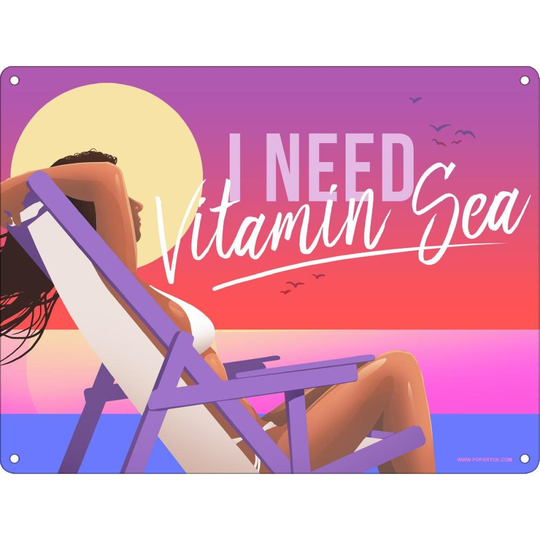 Grindstore Jag behöver vitamin Sea Mini Plaque