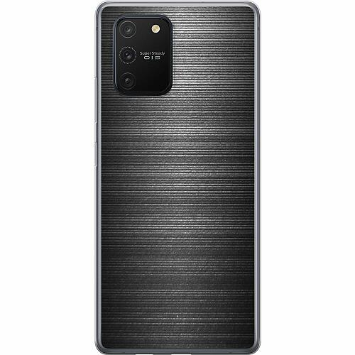 Samsung Galaxy S10 Lite Mjukt skal - Brushed Metal