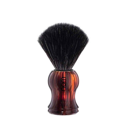 nom Gustav Shaving Brush Black Fibre Havanna