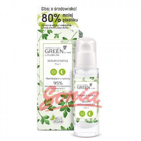 FLOSLEK_Green For Skin Zielone Warzywa serum z natką 3w1 30ml