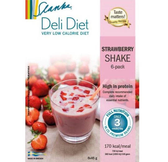 Slanka Jordgubb Shake 6-pack. Viktnedgång Banta