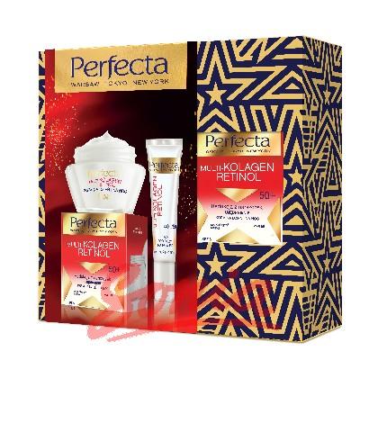 Gift Set Perfecta Multi-Collagen Retinol 50+ (dagkräm och nattkräm 50 ml + 15 ml)