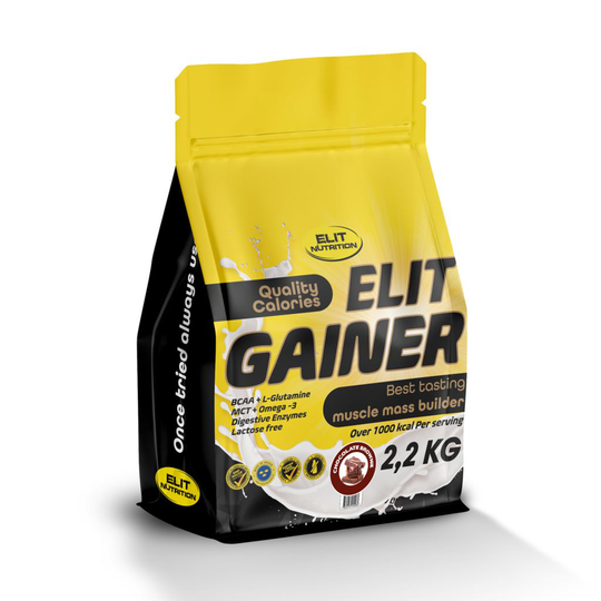 Elit Nutrition Gainer Laktosfri Chocolate Brownie 2,2kg