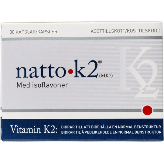 Natto K2 Vitamin med isoflavoner 30 st