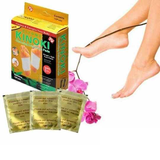 Kinoki Guld Detox plåster / Fotplåster (10-Pack)