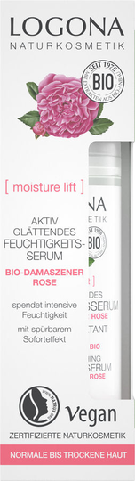 Logona active smoothing fuktgivande serum, 30ml