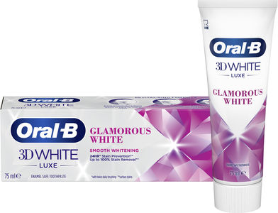 Oral-B 3D White Luxe Glamorous Shine tandkräm 75 ml