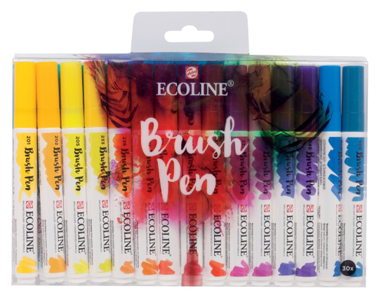 Ecoline Brush pen set | 30 colours