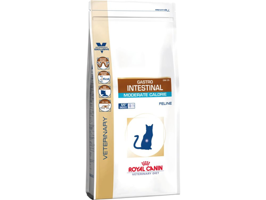 Royal Canin Gastro Intestinal Moderate Calorie, Vuxen, 400 g, Acute diarrhea, Tenderar att vara överviktig, Vitamin A, Vitamin B1, Vitamin B12, Vitam