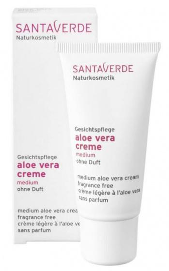 dag/nattkräm Aloe Vera Medium parfumvrij 30 ml vit