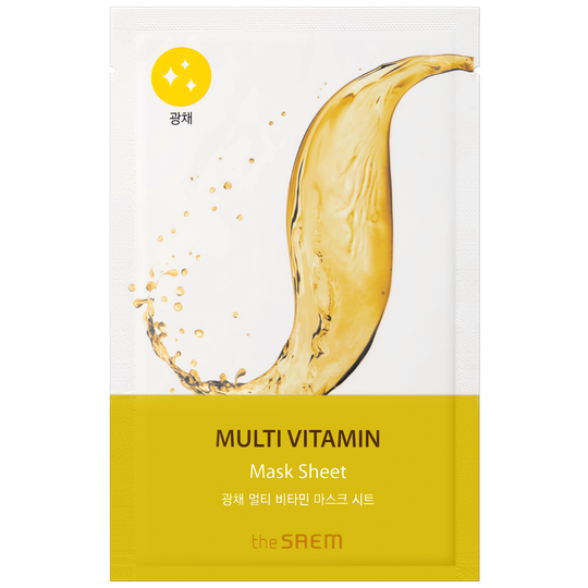 The Saem Bio Solution Radiance Multi Vitamin Mask Sheet Mascarilla Mul