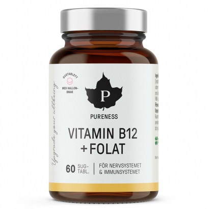 Pureness Vitamin B12 + Folat 60 tabs