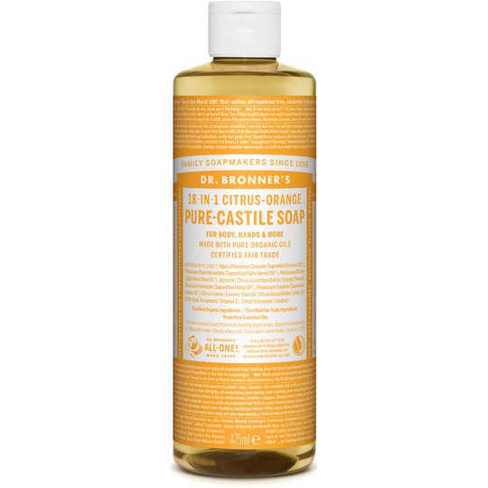 Dr.Bronner's Liquid Soaps Citrus- Orange 473 ml