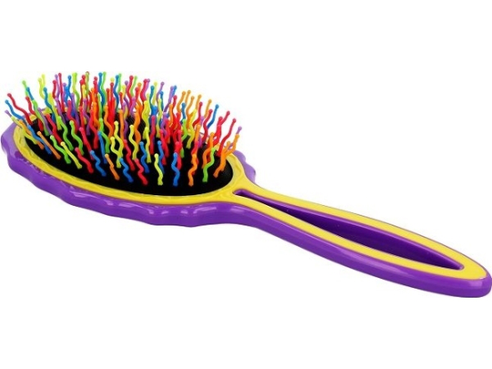 Twish TWISH_Big Handy Hair Brush large Violet-Yellow hairbrush