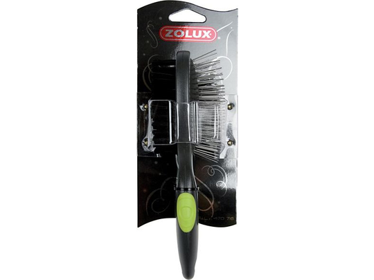 Zolux Double plastic brush - small