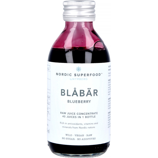 Nordic Superfood Rawjuice concentrate-blåbär 195 ml