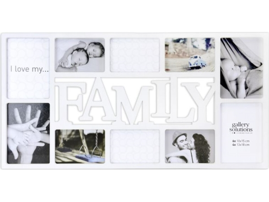 Nuotrauku remelis Nielsen Design Nielsen Family Collage baltas Resin Gallery 8999331