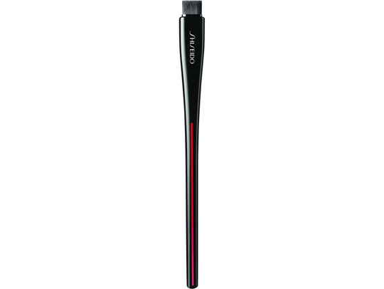 Shiseido Yane Hake Precision Eye Brush, Konturborste för ögonskugga, Platt, Tät, Syntetisk, Svart, 1 styck