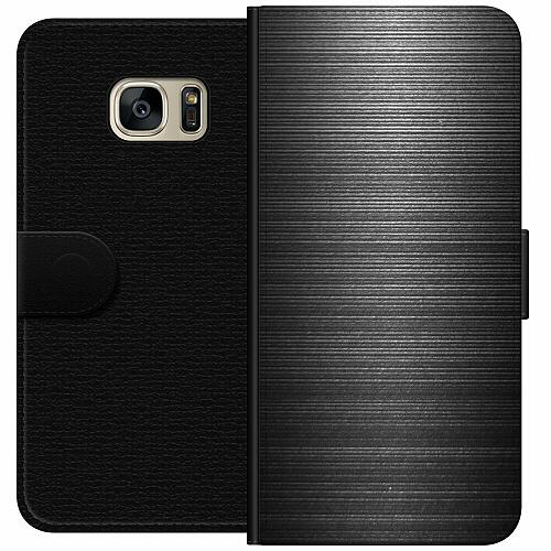 Samsung Galaxy S7 Plånboksfodral Brushed Metal