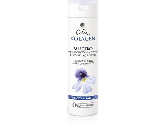 Celia Collagen series Milk for face cleansing and eye make-up removal 200 ml