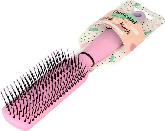 Donegal DONEGAL HAIR BRUSH narrow PINK LYCHEE BRUSH (1274) 1pc
