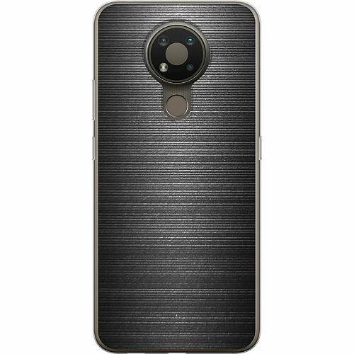 Nokia 3.4 Mjukt skal - Brushed Metal