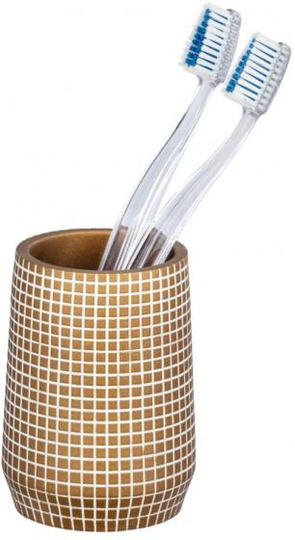 badrumsmugg Ohrid 10 cm polystyren guld/vit