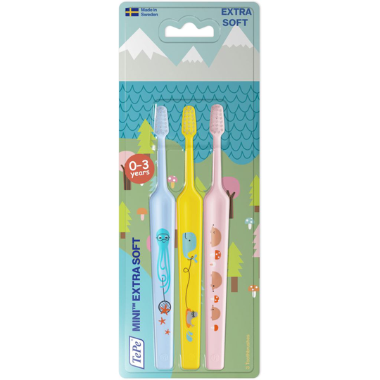 TePe Mini Extra Soft 0-3 år 3 st