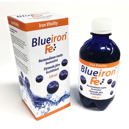 Blueiron Järntillskott 330 ml