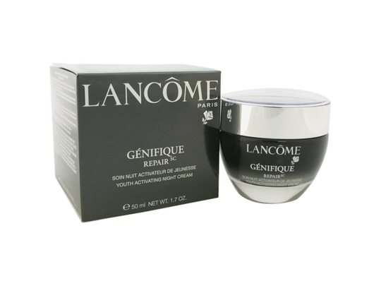 Lancome Genifique Repair Repair Night Cream - Dame - 50 ml (Restores at night the visible damage of aging.)