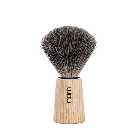 nom Theo Shaving Brush Pure Badger Ljus Ask