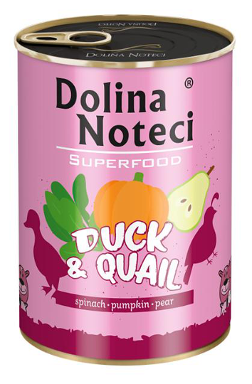 Dolina Note Superfood Duck med Quail 400g