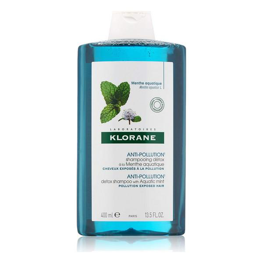 antioxidant schampo Anti-Pollution Klorane Mint (400 ml)
