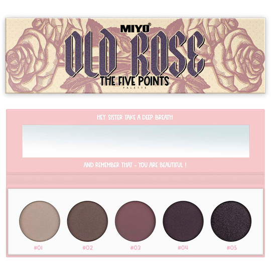 MIYO Five Points Paletts Eyeshadows 3 Old ose