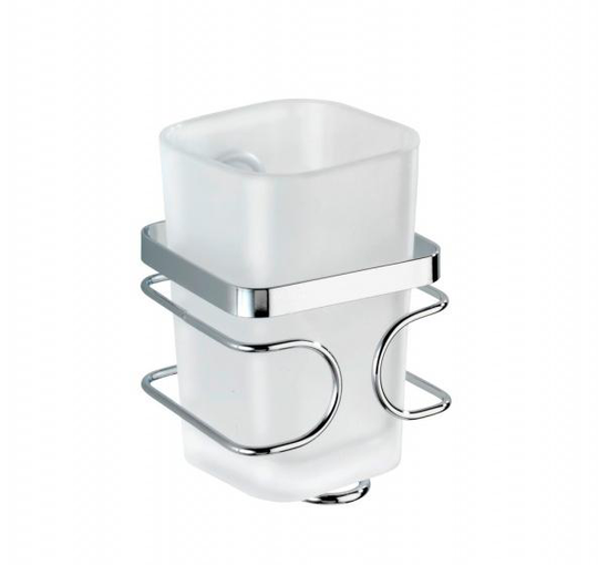 tandborsthållare Premium 11,5 x 8,5 cm 700 ml rostfritt stål silver